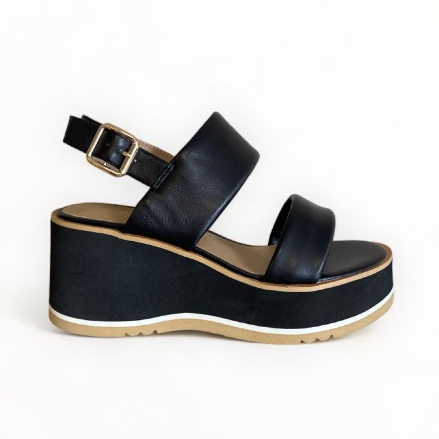 REPO Repo Black Wedge Platform Sandal | Sandals