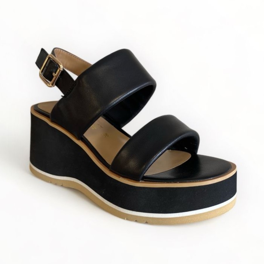 REPO Repo Black Wedge Platform Sandal | Sandals