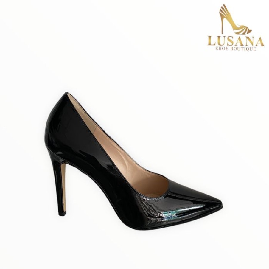 Hogl Hogl Black Patent Court Shoe | High Heels