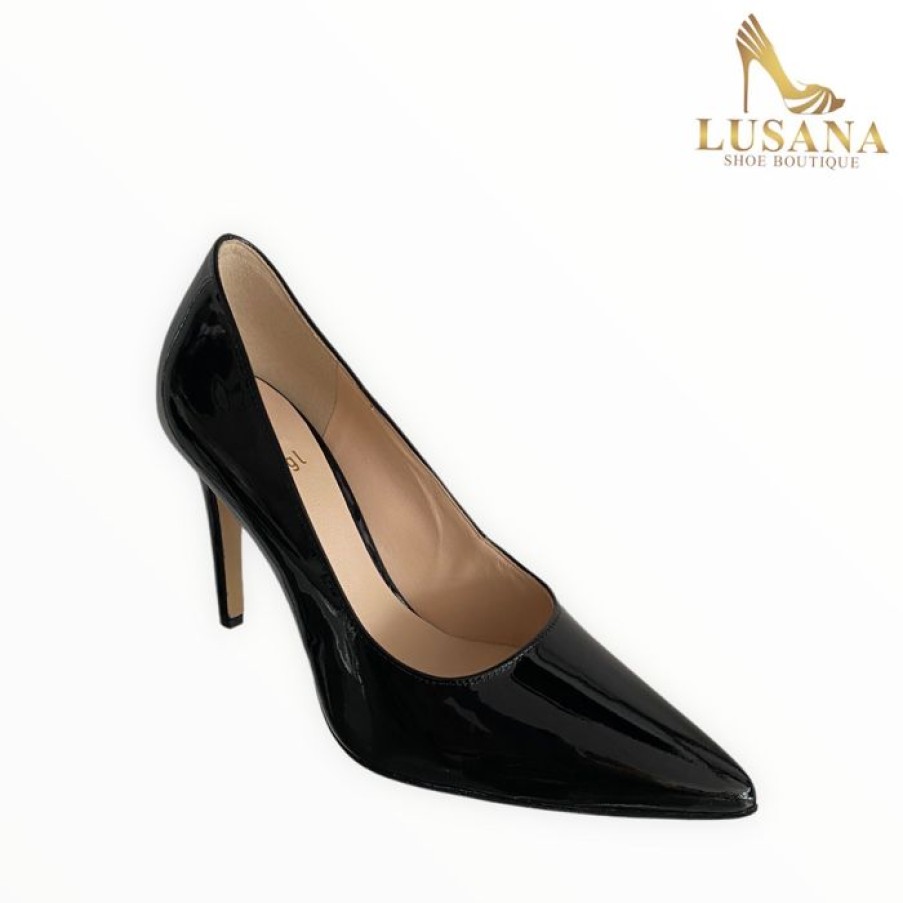 Hogl Hogl Black Patent Court Shoe | High Heels